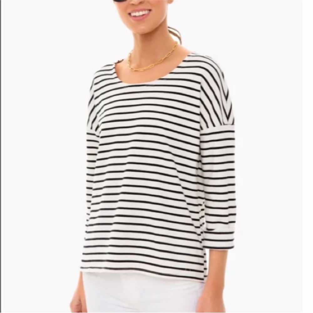 Pomander Place Emery Striped tee